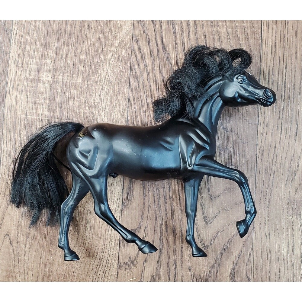 Grand Champions Horse Black Stallion 7" Figure 1990s